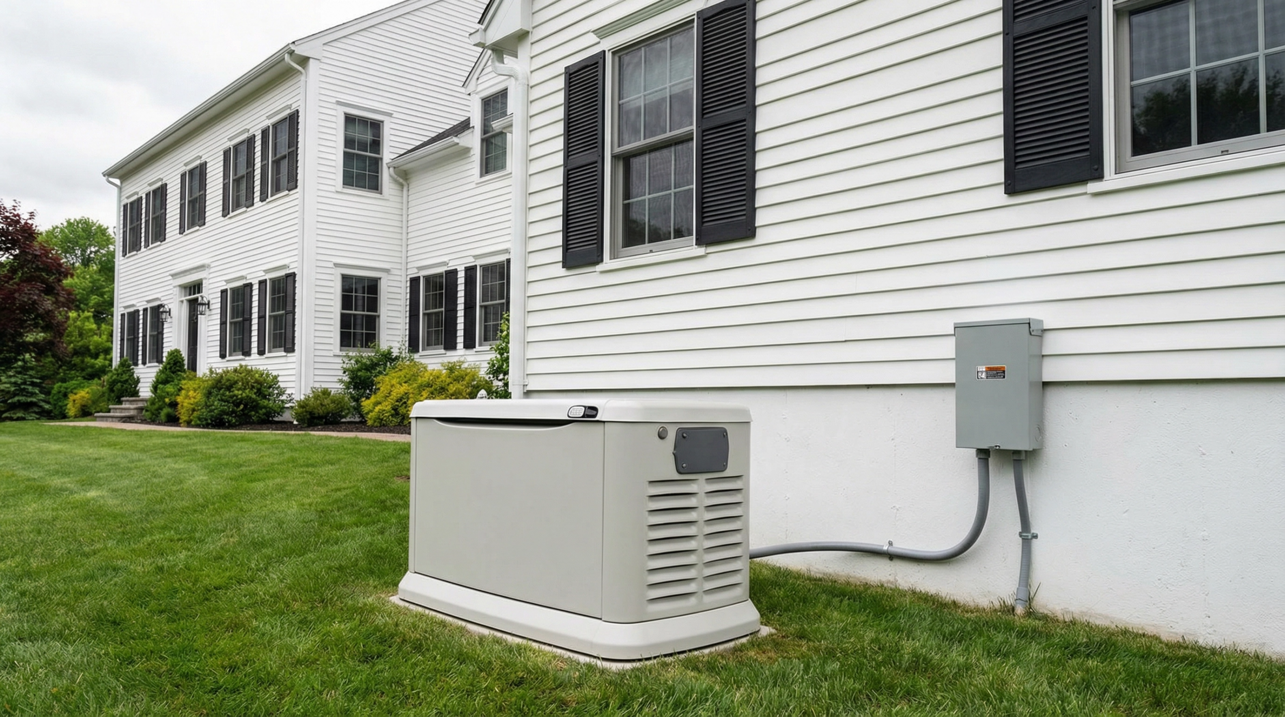 Generator hook-up and transfer switch installation by Starr Electric Eastern Connecticut